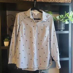 Old Navy cat pattern Button-Up